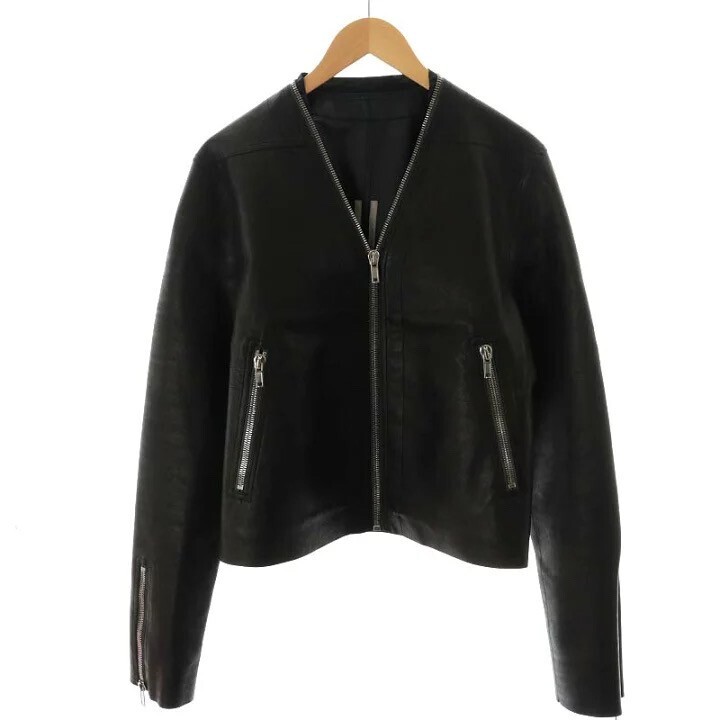 Rick Owens LARRY LEATHER SHIRT