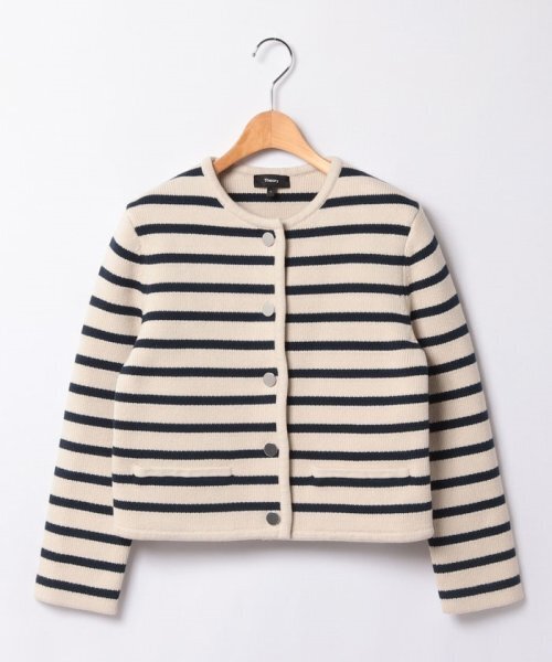 Theory WAVERLY COTTON STRIPE JAC