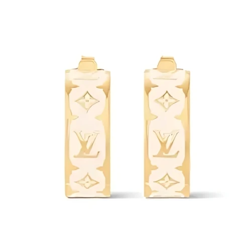 LOUIS VUITTON ピアス･ナノ グラム エナメル