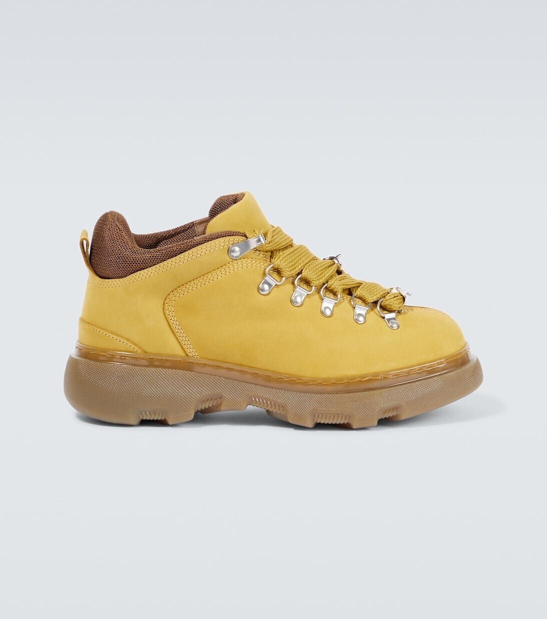 BURBERRY Leather hiking boots