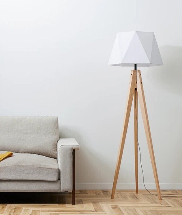 art work studio Espresso 2-floor lamp