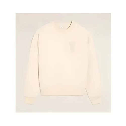 AMI Paris ループバック オーガニックコットン ヘビーフリース Ami de Coeur スウェットシャツ