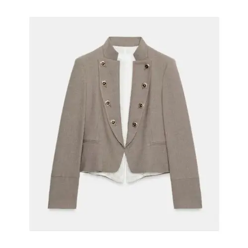 ZARA ボタンフラップ付きテーラードブレザー