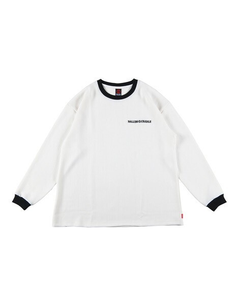 ROLLING CRADLE RC PLEATS LONGSLEEVE / WHITE
