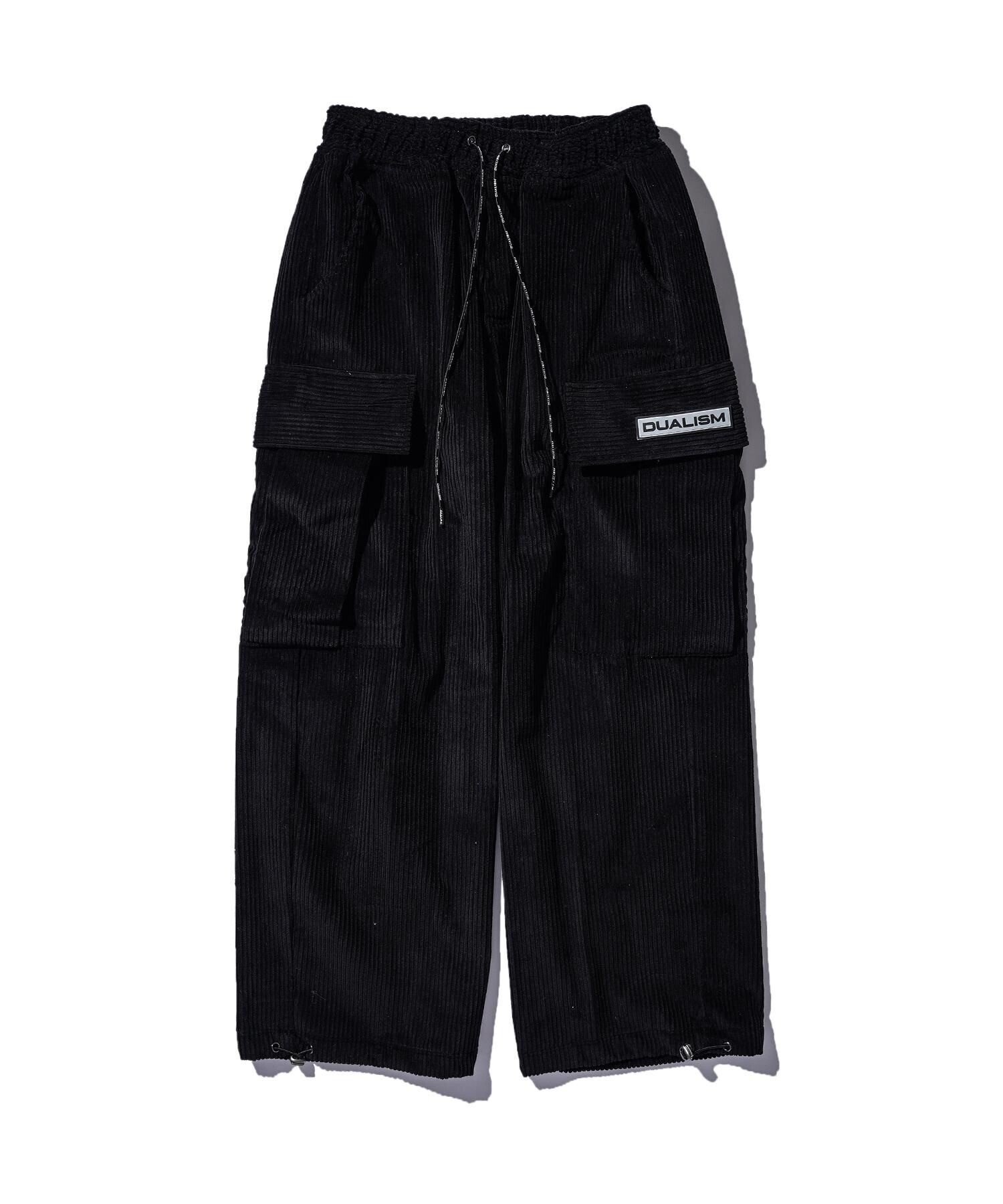 DUALISM CORDUROY WIDE CARGO PANTS