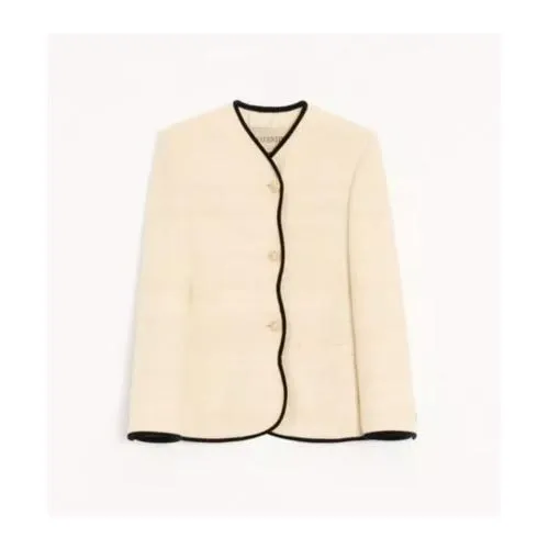 VALENTINO シルクリネンキャンバス ジャケット