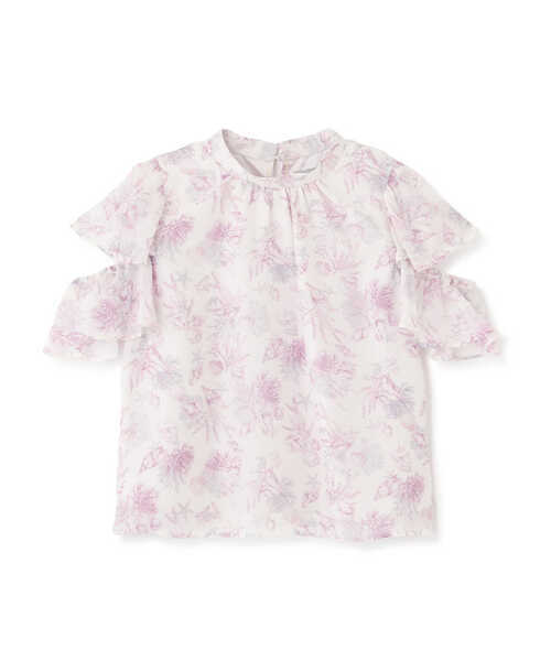 JILLSTUART シェルジュイプリントブラウス