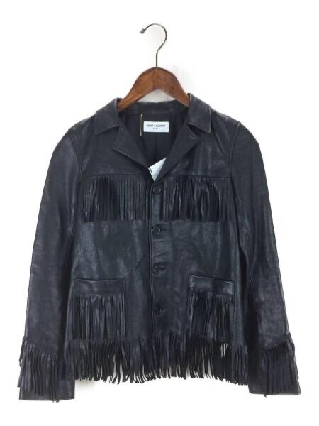 SAINT LAURENT フリンジレザージャケット