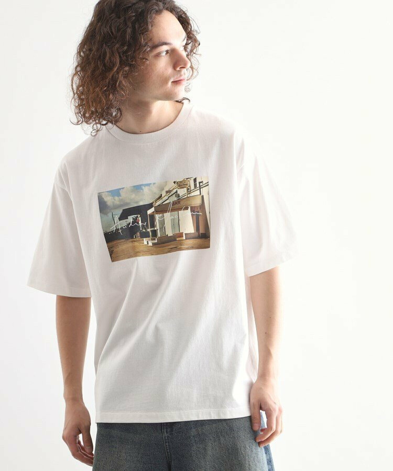 tk.TAKEO KIKUCHI アンドリューマクリア フォトTシャツ