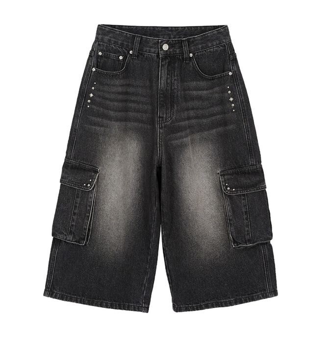 ILLIGO Stud Cross Bermuda Pants