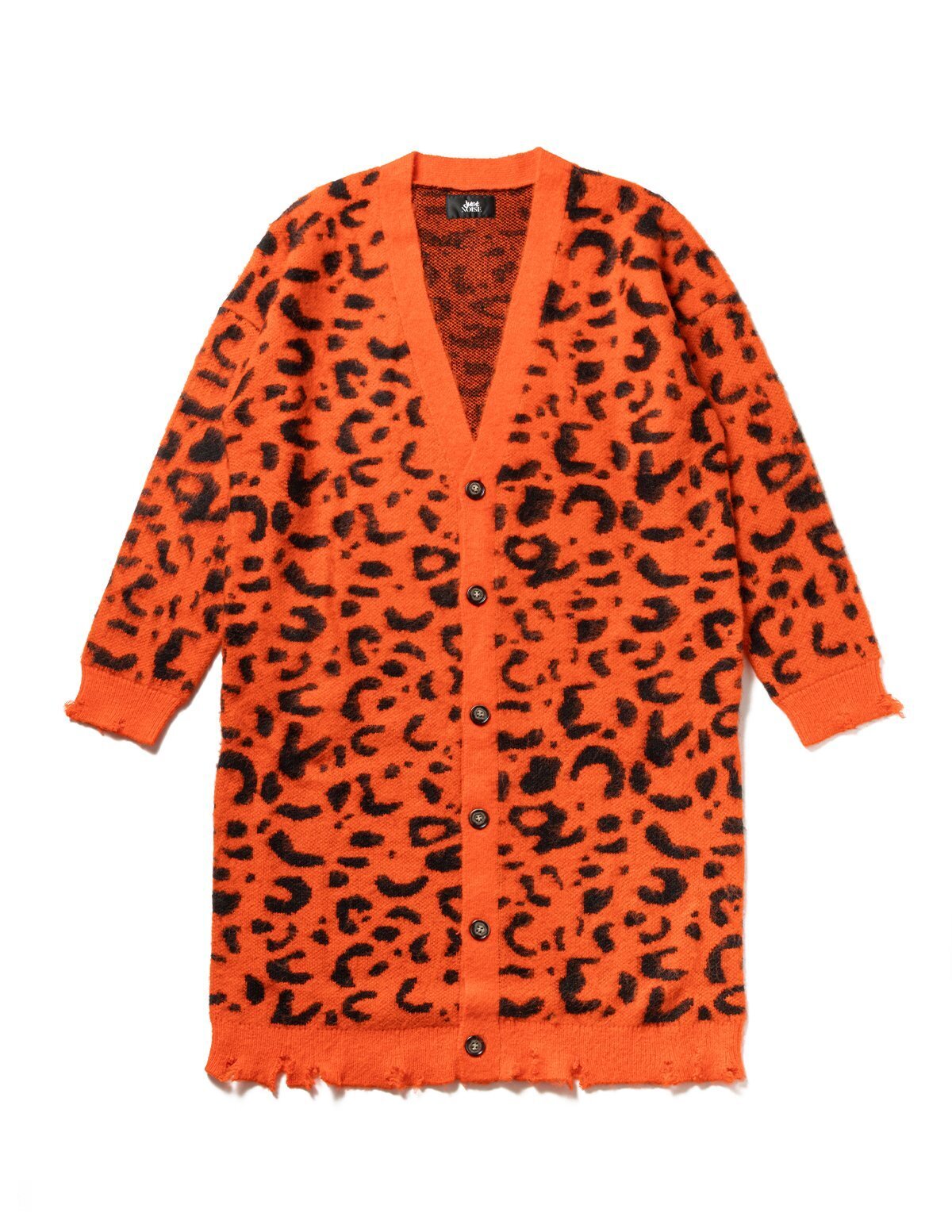 JUST NOISE LEOPARD LONG CARDIGAN