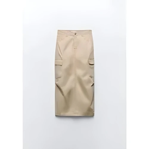 ZARA カーゴ ミディスカート