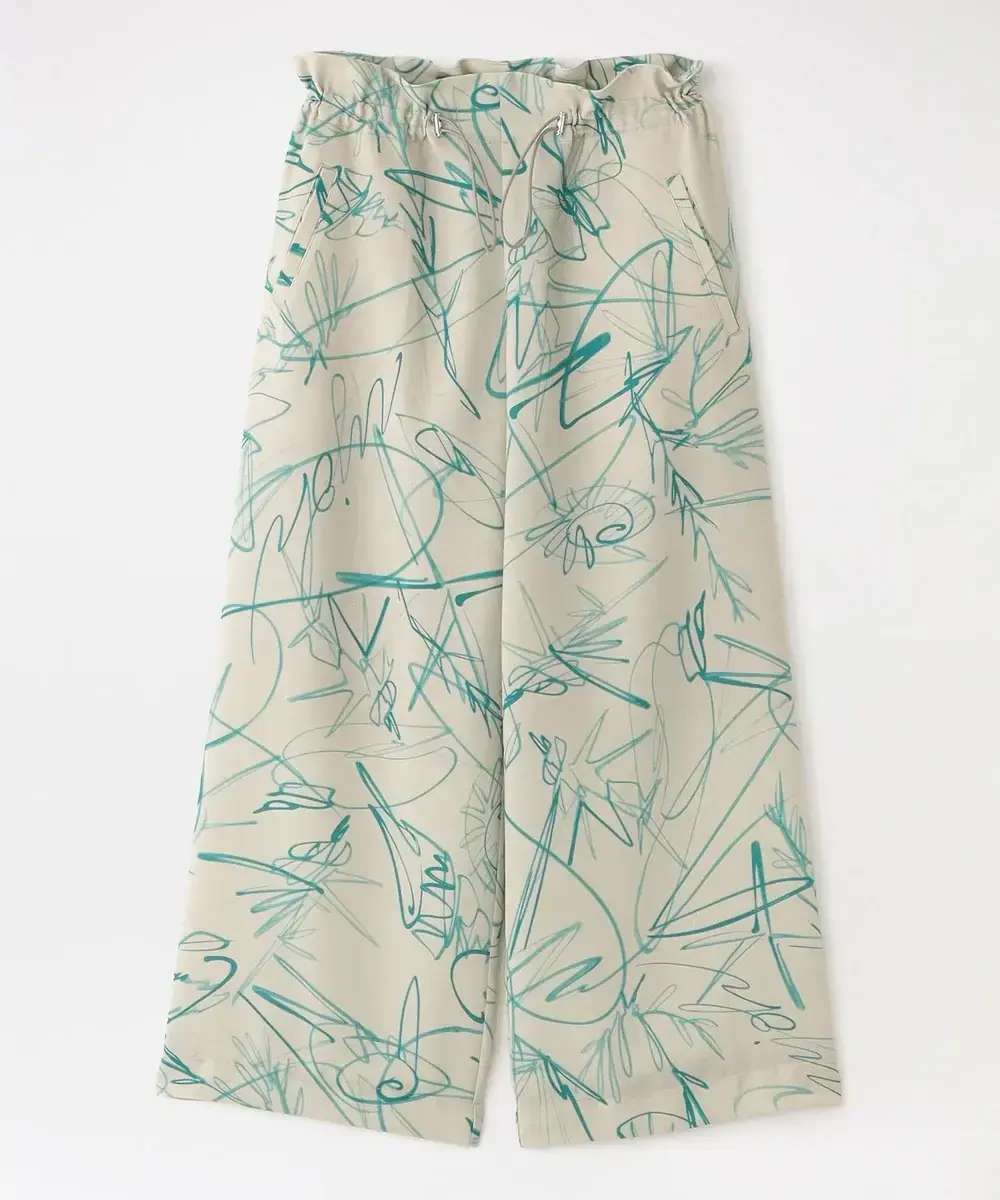 UJOH ワイドパンツ Draw Cord Wide PNT