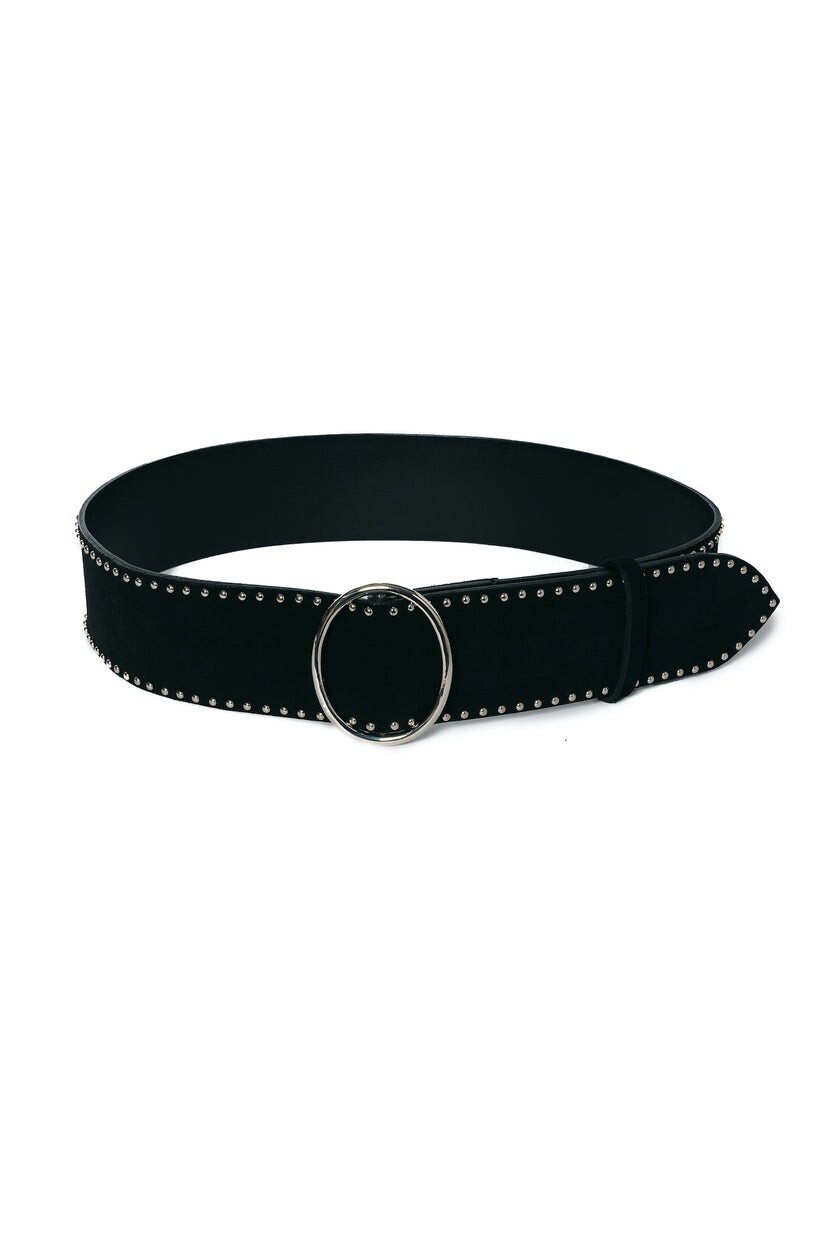 FETICO STUDS TRIMED WIDE BELT