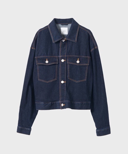 MUKAI BACK SHEARING DENIM JACKET
