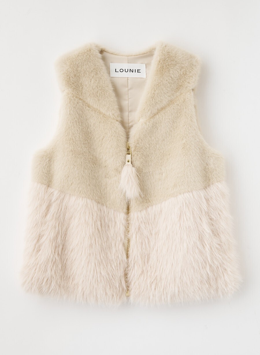 LOUNIE フェイクファージレ