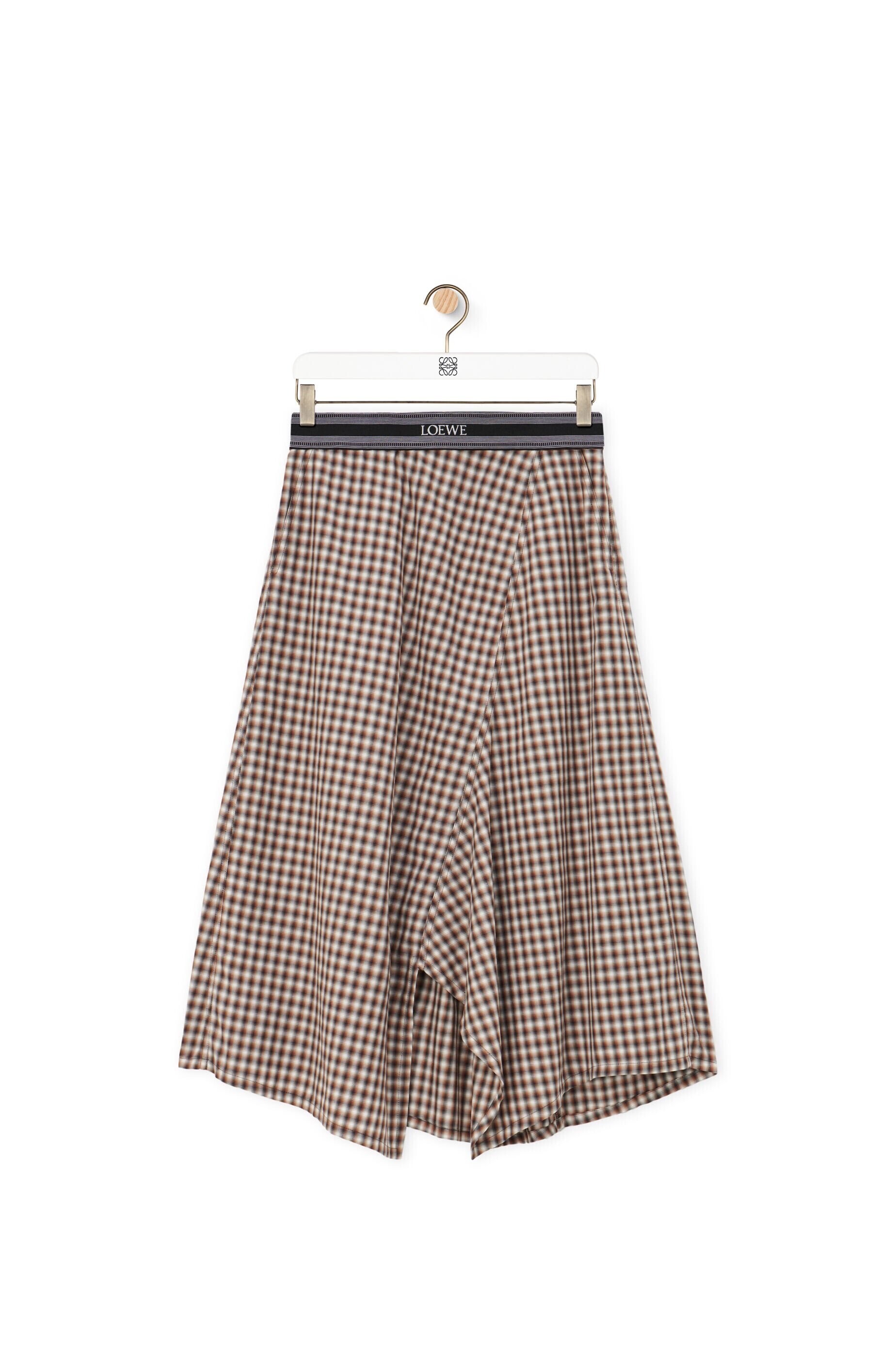 LOEWE アシンメトリースカート(コットン)