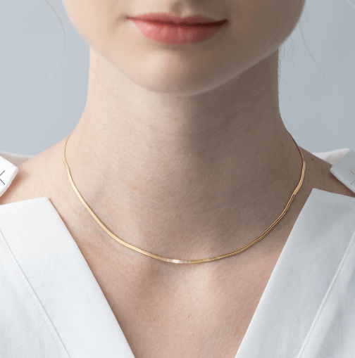 STAR JEWELRY K18 チェイン HERRINGBONE