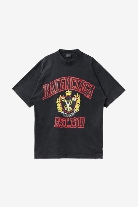 Balenciaga 739784 TOVK1 1055 ミディアム フィット Tシャツ