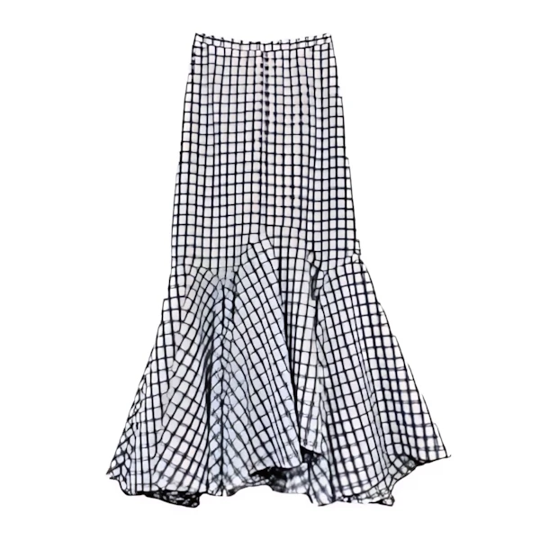 HONEY MI HONEY ribbon frill long skirt
