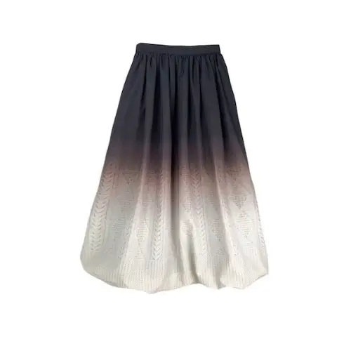 THE KEIJI CABLE PRINT BALLOON SKIRT