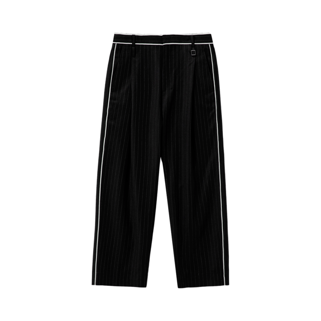 WOOYOUNGMI Wool Stripe Pants Black