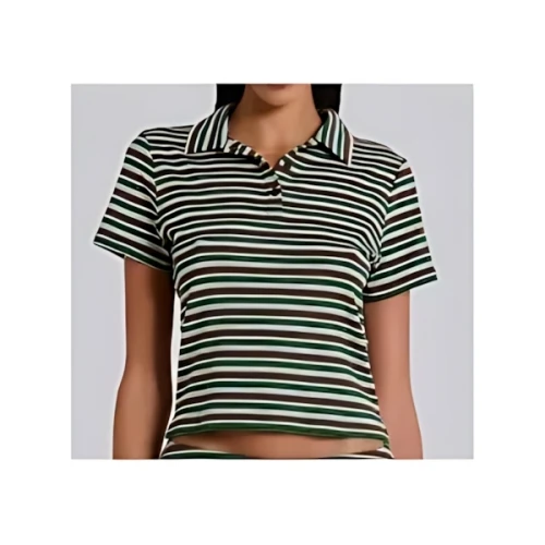 Jaded London Mila Stripe Polo Shirt