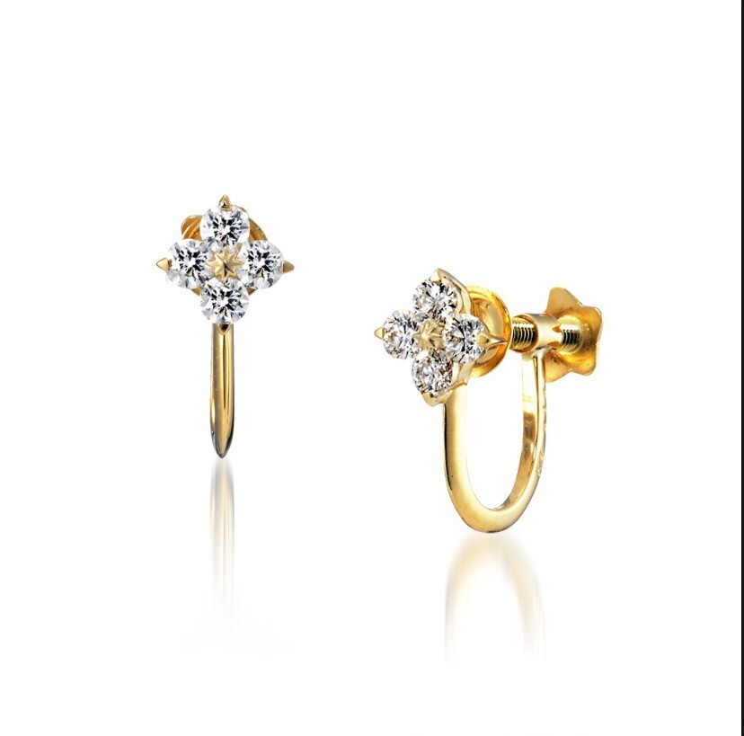 STAR JEWELRY K18 イヤリングBRIGHTEST STAR