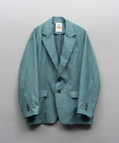 MAISON SPECIAL 《UNISEX》Calendering Triacetate Prime-Over Jacket