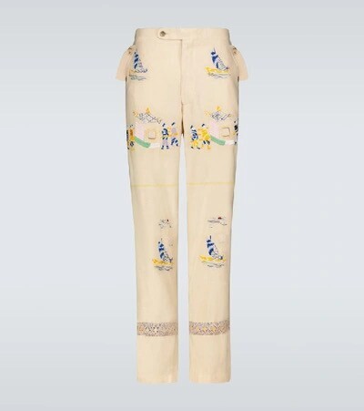 BODE Sailing Tableau Embroidered Upcycled-