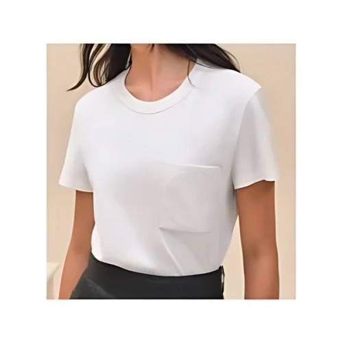 HERMES Tシャツ 刺繍入りポケット