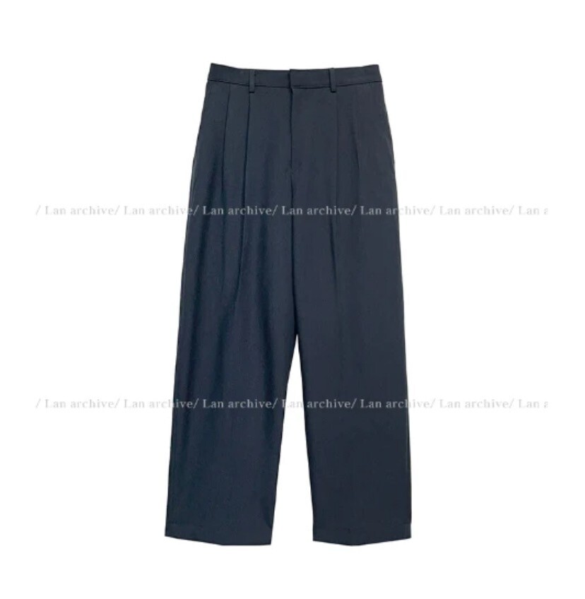 2plan Leberry wide two tuck slacks