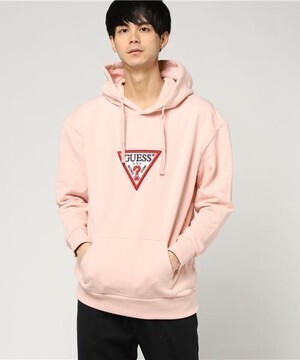 Guess L/S TRIANGLE LOGO PULLOVER PARKA