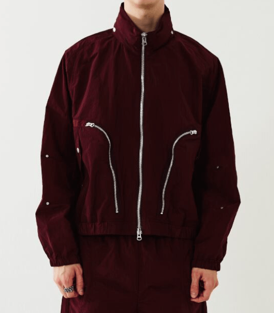 TAUPE RIPSTOP STAND ZIP JACKET WIN