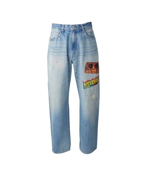 HYSTERIC GLAMOUR HYSTERIC WEEKENDパッチ 60’S XXストレートパンツ