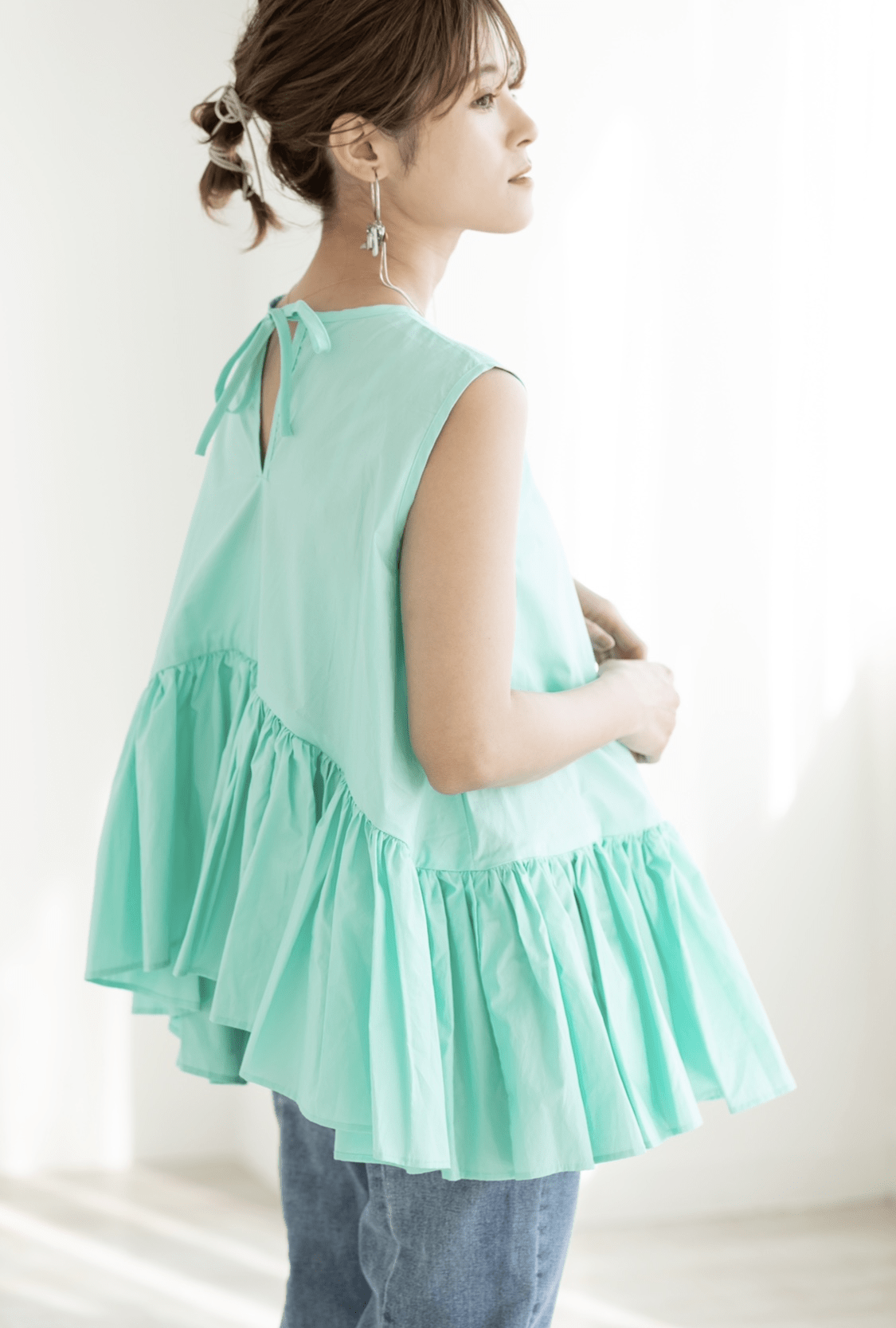 mite random tierd blouse