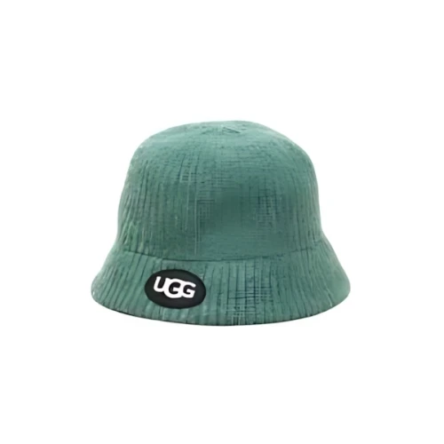 UGG シリコンパッチ リブバケットハット