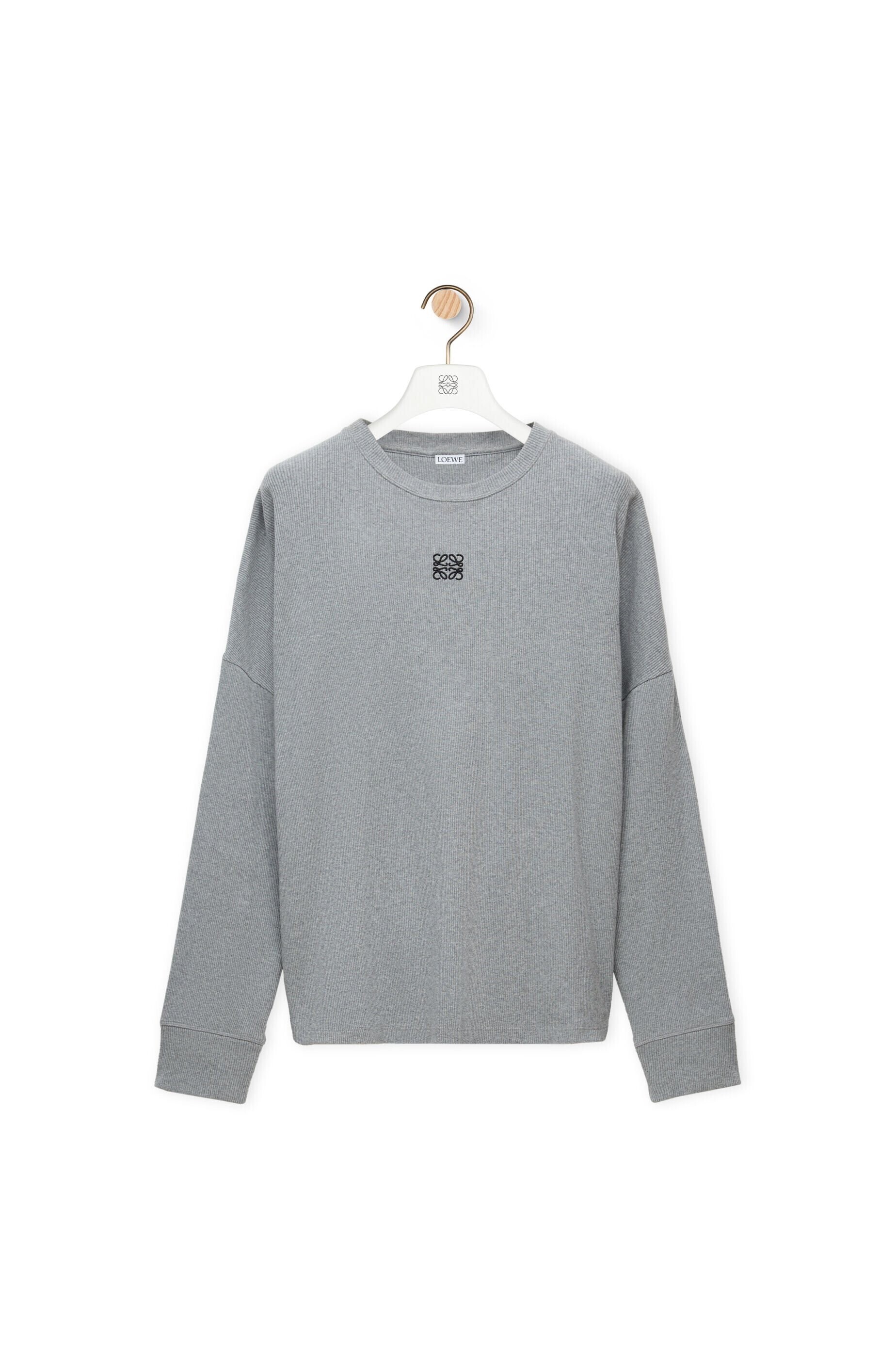 LOEWE オーバーサイズフィット ロングスリーブTシャツ（コットン）