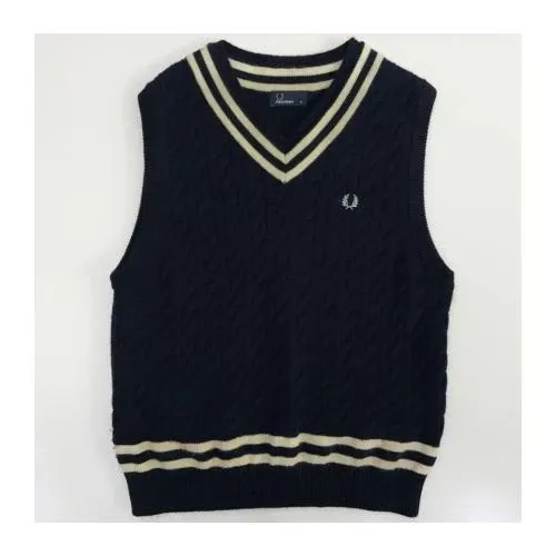 FRED PERRY ベスト ニット
