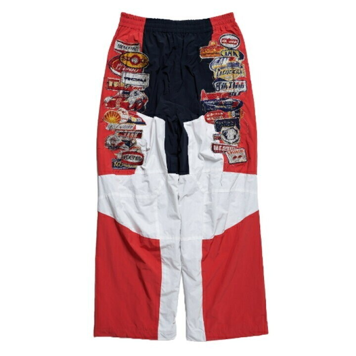 doublet A.I. PATCHES EMBRIDERY TRACK PANTS