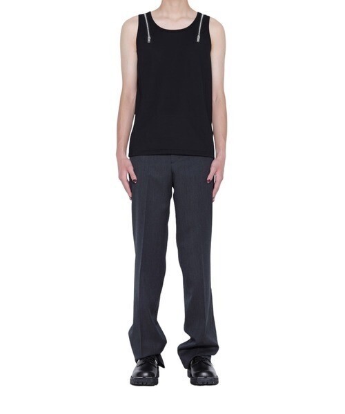 JOHN LAWRENCE SULLIVAN ZIPPED TANK-TOP