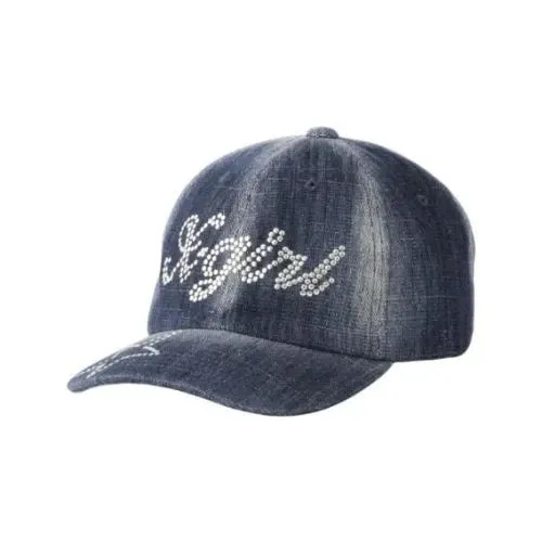 X-girl LOGO AND STAR DENIM 6PANEL CAP