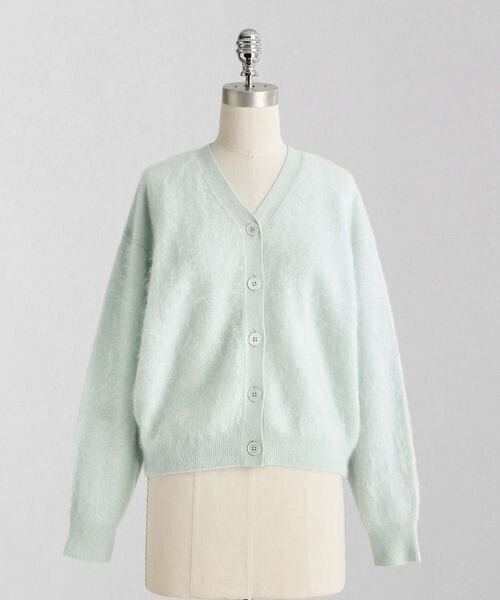LOEFF カシミヤ ファー カーディガン