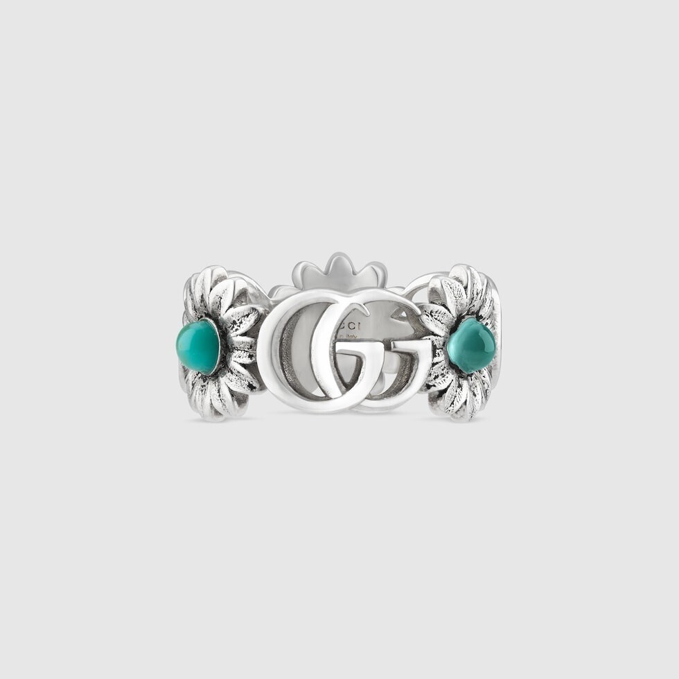 GUCCI ダブルG マザー・オブ・パール リング