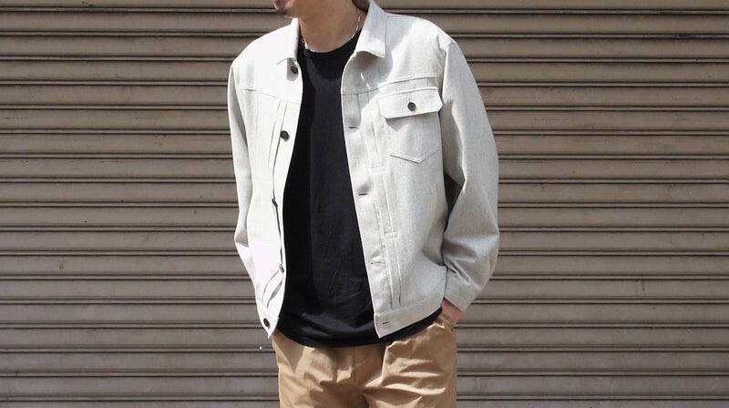 Ohal RECYCLE WOOL TWILL 1ST-TYPE BLOUSON
