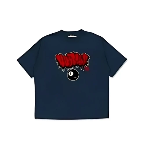 SPINNS パイル地ロゴ半袖Tシャツ/8ボール