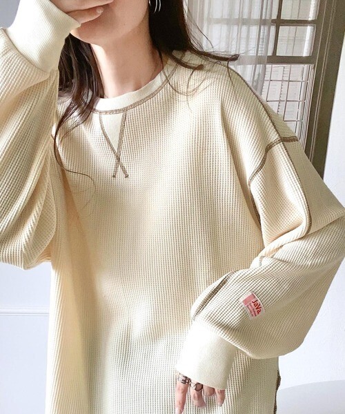 Java 2way配色ワッフルロンTee