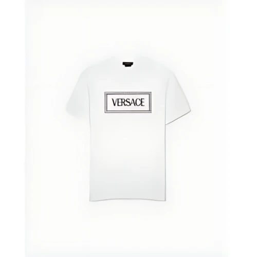 VERSACE ロゴ 刺繍 Tシャツ