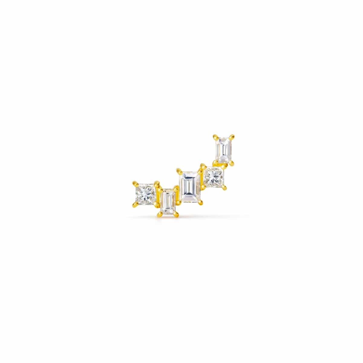 AHKAH モザイクエクラ ピアス