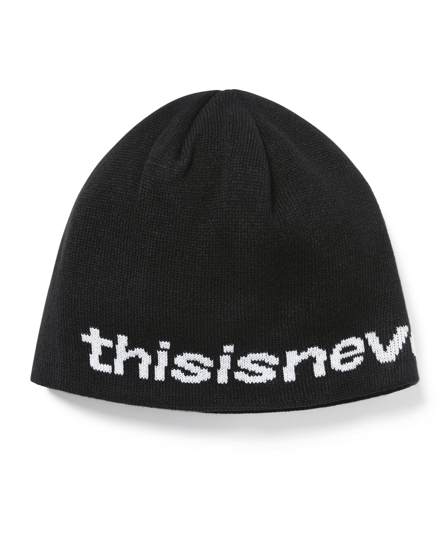 thisisneverthat (FW24) SP-Logo No Cuff Beanie - Black